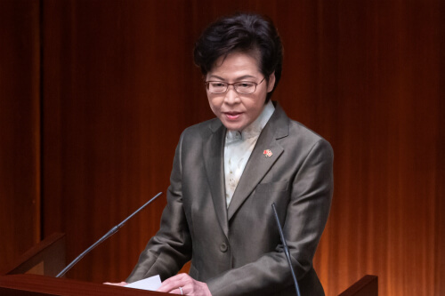 林郑月娥11月25日在立法会发表她任期内的第四份施政报告